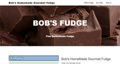 Desktop Screenshot of bobsfudge.com